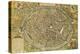 Map of Bruges from Civitates Orbis Terrarum-null-Premier Image Canvas