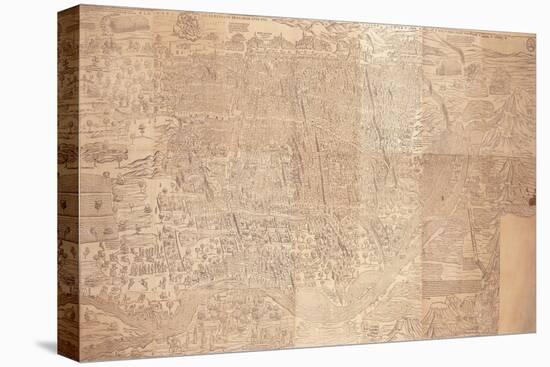 Map of Cairo, a Bird'S-Eye View, 1549-null-Premier Image Canvas