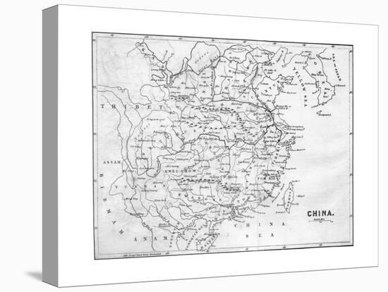 Map of China, 1847-null-Premier Image Canvas