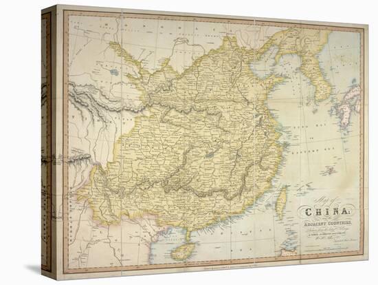 Map of China and the Adjacent Countries, W.H. Allen & Co, 1842-null-Premier Image Canvas