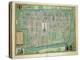 Map of Delft, from Civitates Orbis Terrarum by Georg Braun-Joris Hoefnagel-Premier Image Canvas