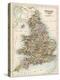 Map of England and Wales, 1870s-null-Premier Image Canvas