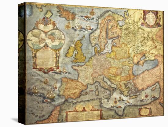 Map of Europe 1686-Joan Blaeu-Premier Image Canvas