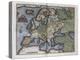 Map of Europe-Abraham Ortelius-Stretched Canvas