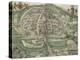 Map of Exeter, from Civitates Orbis Terrarum by Georg Braun-Joris Hoefnagel-Premier Image Canvas