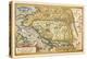 Map of Far East China-Abraham Ortelius-Stretched Canvas