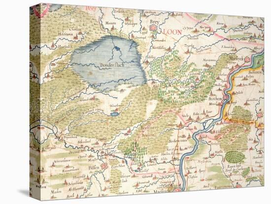 Map of Flanders at the Time of the Thirty Years War (1618-48)-Arnold Florent Van Langren-Premier Image Canvas