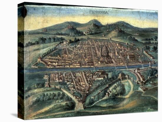 Map of Florence, 15th Century-null-Premier Image Canvas