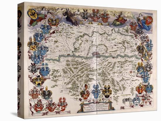 Map of Germany, C.1644-1645-Willem And Joan Blaeu-Premier Image Canvas