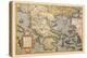 Map of Greece-Abraham Ortelius-Stretched Canvas