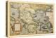 Map of Greece-Abraham Ortelius-Stretched Canvas