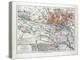 Map of Hamburg and the Surrounding Area Germany 1899-null-Premier Image Canvas
