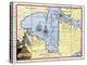 Map of Hudson's Bay, Canada, Showing Hudson's Strait, c.1722-null-Premier Image Canvas