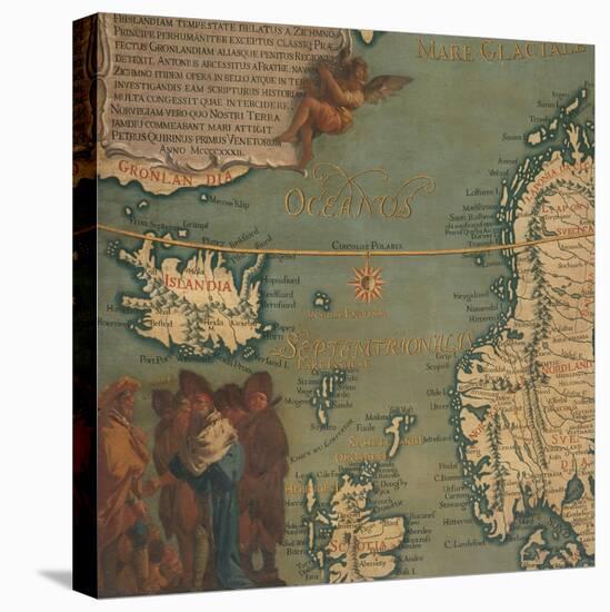 Map of Iceland, Scotland, Norway and Sweden-Giustino Menescardi-Premier Image Canvas