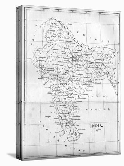 Map of India, 1847-null-Premier Image Canvas