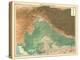 Map of India - North Western Section-Unknown-Premier Image Canvas