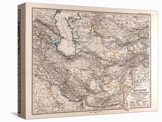 Map of Iran, 1876-null-Premier Image Canvas