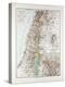 Map of Israel Jerusalem the Southern Part of Syria Lebanon the Western Part of Jordan 1899-null-Premier Image Canvas