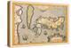 Map of Japan-Abraham Ortelius-Stretched Canvas