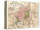 Map of Jerusalem (C. 1900), Maps-Encyclopaedia Britannica-Stretched Canvas