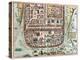 Map of Jerusalem from Civitates Orbis Terrarum-null-Premier Image Canvas