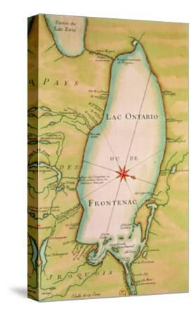 Map Of Lake Ontario Giclee Print Art Com