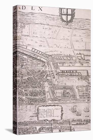 Map of London, 1560-George Vertue-Premier Image Canvas