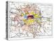 Map Of London, 1881-null-Premier Image Canvas