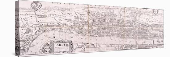 Map of London, C1560-null-Premier Image Canvas