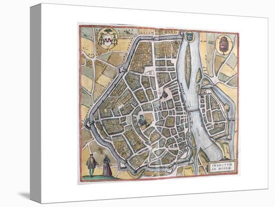 Map of Maastricht from Civitates Orbis Terrarum-null-Premier Image Canvas