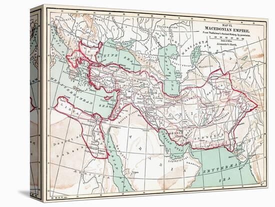 Map Of Macedonian Empire-null-Premier Image Canvas