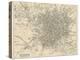 Map of Manchester and Its Environs-J. Bartholomew-Premier Image Canvas