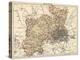 Map of Middlesex, England, 1870s-null-Premier Image Canvas