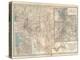 Map of Nevada and Utah. United States. Inset Map of Salt Lake City and Vicinity-Encyclopaedia Britannica-Stretched Canvas