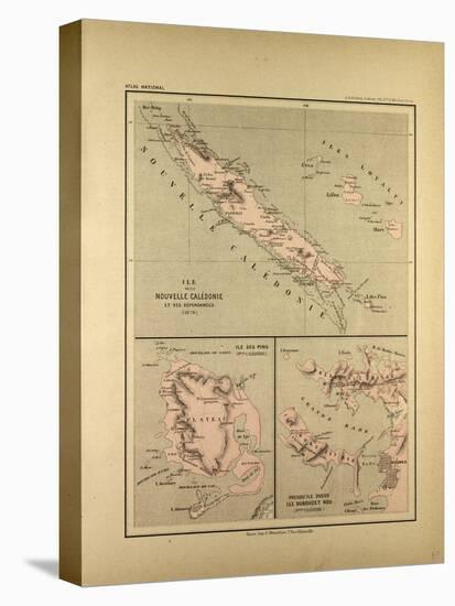 Map of New Caledonia-null-Premier Image Canvas