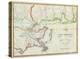 Map of New Orleans and Adjacent Country, c.1815-John Melish-Stretched Canvas