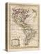 Map of North and South America-J. Gibson-Premier Image Canvas