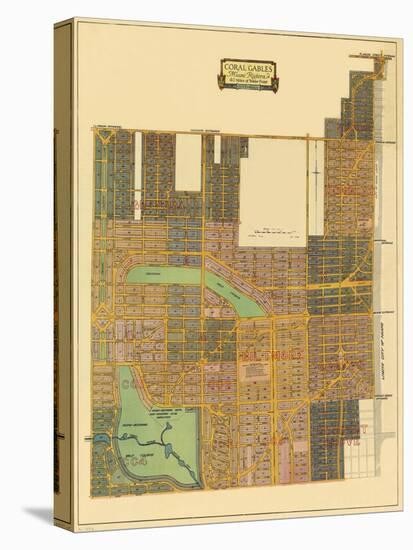 Map of North Coral Gables, 1926-null-Premier Image Canvas