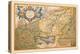 Map of Northeastern Italy, Verona-Abraham Ortelius-Stretched Canvas