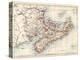 Map of Nova Scotia, Prince Edward Island, and New Brunswick, 1870s-null-Premier Image Canvas