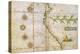 Map of Peru Coast, 1630-Science Source-Premier Image Canvas