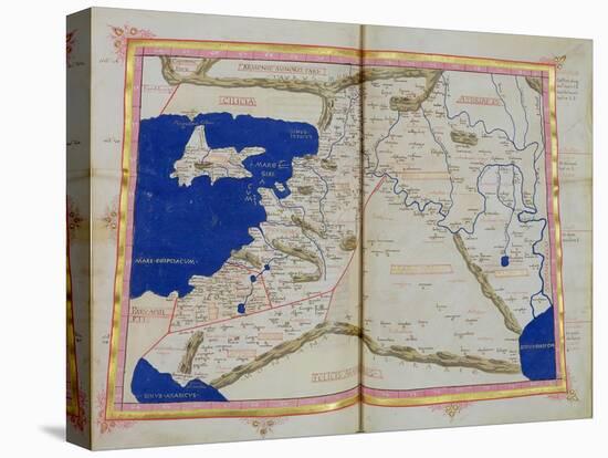 Map of Phoenicia, Mesopotamia and Babylon-Ptolemy-Premier Image Canvas