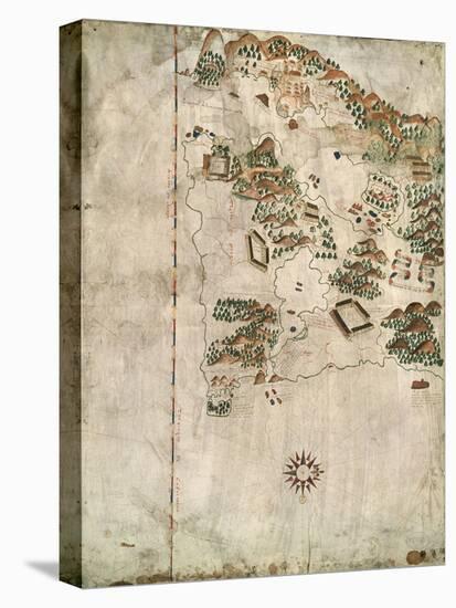 Map of Rio De Janeiro, 16th Century-Jacques-emile Blanche-Premier Image Canvas