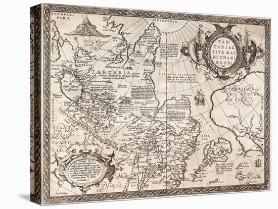 Map of Russia (From: Theatrum Orbis Terraru), 1598-Abraham Ortelius-Premier Image Canvas