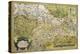 Map of Saxony, from Theatrum Orbis Terrarum, 1528-1598, Antwerp, 1570-null-Premier Image Canvas