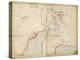 Map of Sir Samuel Baker's Route from Gondokoro to Lake Albert, 1864-Sir Samuel Baker-Premier Image Canvas