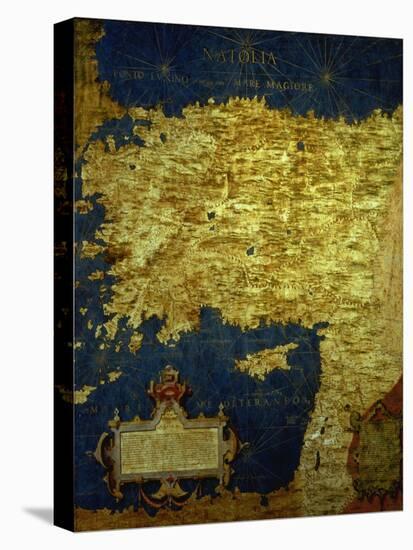 Map of Sixteenth Century Turkey, from the "Sala Delle Carte Geografiche"-Stefano And Danti Bonsignori-Premier Image Canvas