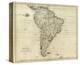Map of South America, c.1796-John Reid-Stretched Canvas