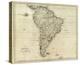 Map of South America, c.1796-John Reid-Stretched Canvas