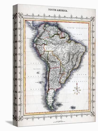 Map of South America-null-Premier Image Canvas